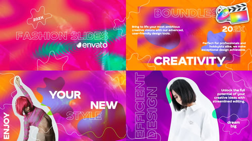 Download Psychedelic Fashion Scenes for FCPX Apple Motion Template