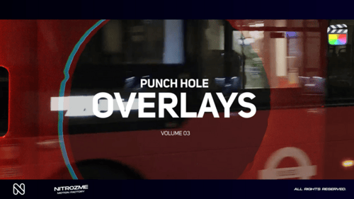 Download Punch Hole Overlays Vol. 03 for Final Cut Pro X Apple Motion Template