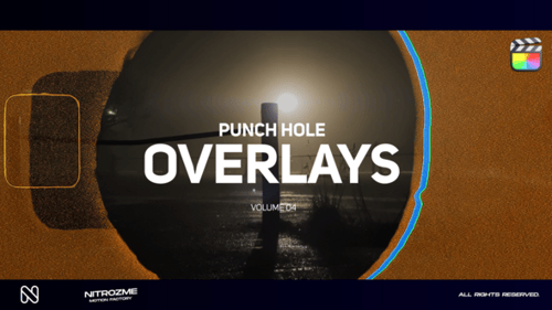 Download Punch Hole Overlays Vol. 04 for Final Cut Pro X Apple Motion Template