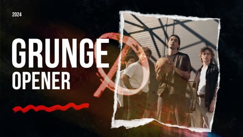 Download Punchy Grunge Opener After Effect Template