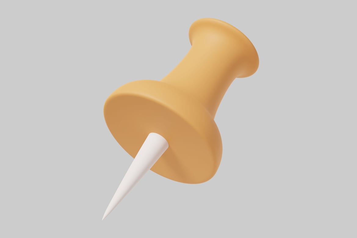 Download Pushpin 3D Model