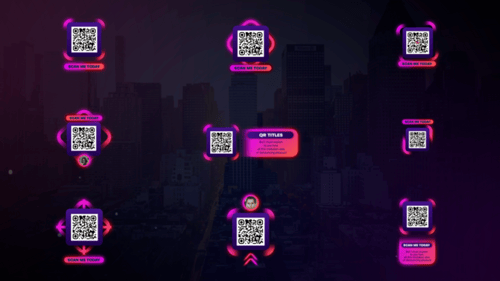 Download QR Titles After Effect Template