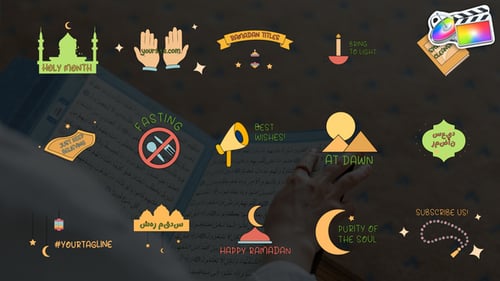 Download Ramadan Titles | FCPX Apple Motion Template