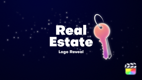 Download Real Estate Keys Logo Reveal Apple Motion Template