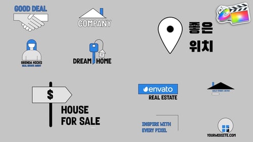 Download Real Estate Titles for FCPX Apple Motion Template