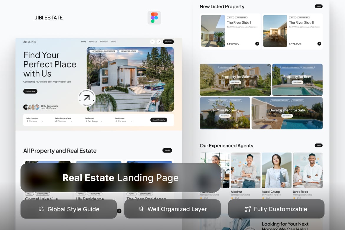 Download Real Estate Website Design Figma Design