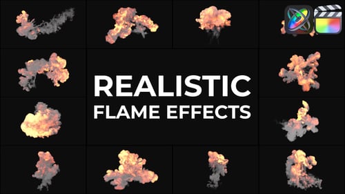 Download Realistic Flame Effects for FCPX Apple Motion Template