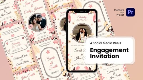 Download Reels - Engagement Invitation s Premiere Pro Template