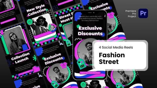 Download Reels - Fashion Street s Premiere Pro Template