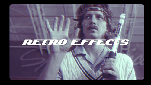 Download Retro Effects Apple Motion Template