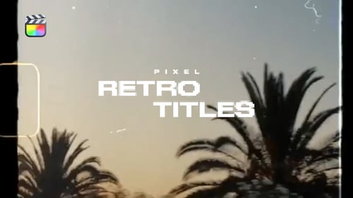 Download Retro Titles Apple Motion Template