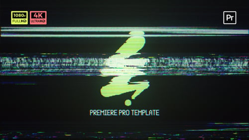 Download Retro VHS Logo Intro Premiere Pro Template