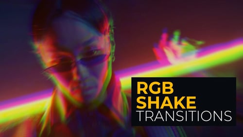 Download RGB Shake Transitions Premiere Pro Template