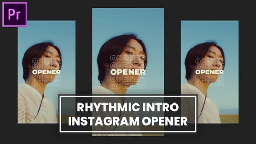 Download Rhythmic Opener Instagram MOGRT for Premier Pro Premiere Pro Template