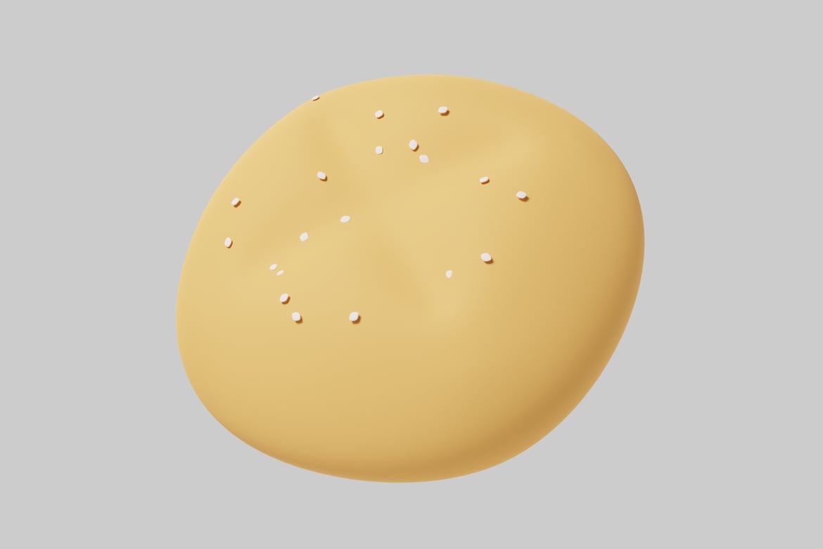 Download Round, flat object with white dots 3D Model