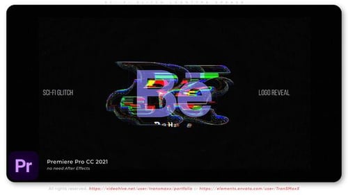 Download Sci-Fi Glitch Logotype Opener Premiere Pro Template