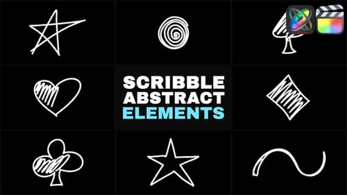 Download Scribble Abstract Elements | FCPX Apple Motion Template