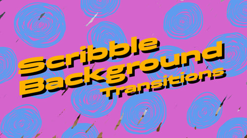 Download Scribble Background Transitions After Effect Template