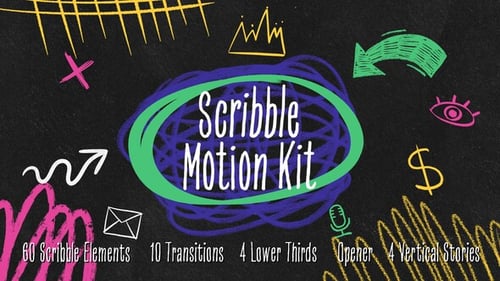 Download Scribble Motion Kit After Effect Template