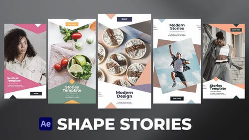 Download Shape Stories for After Effects After Effect Template