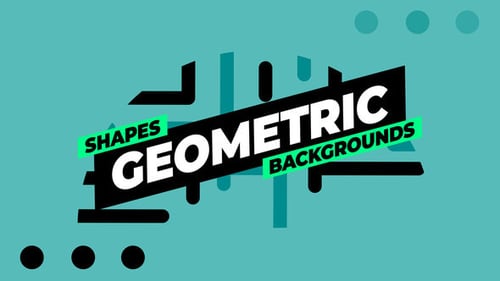 Download Shapes Geometric Backgrounds After Effect Template