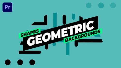 Download Shapes Geometric Backgrounds Premiere Pro Template