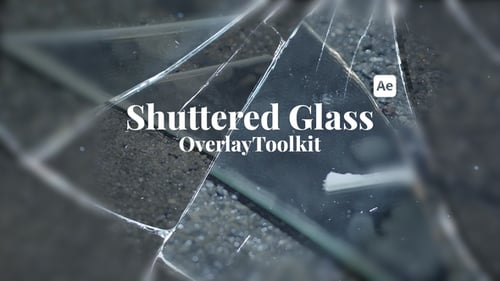 Download Shattered Glass Overlays After Effect Template