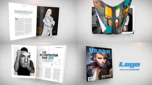 Download Short Magazine Promo After Effects Template