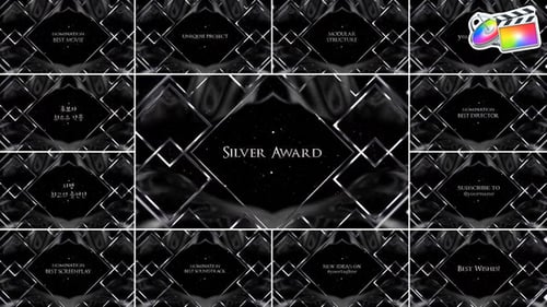 Download Silver Award Opener for FCPX Apple Motion Template