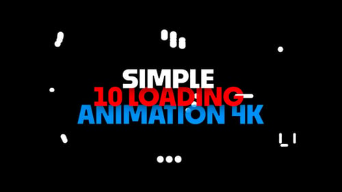 Download Simple Loading animations pack After Effect Template