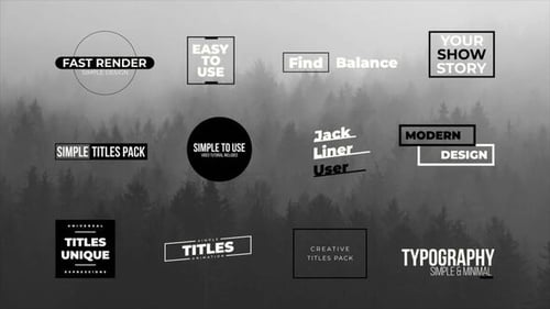 Download Simple Titles 1.0 | FCPX Apple Motion Template