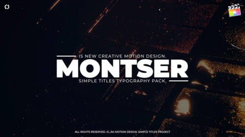 Download Simple Titles | FCPX Apple Motion Template