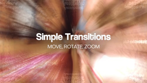 Download Simple Transitions After Effects Template