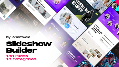 Download Slideshow Builder After Effect Template