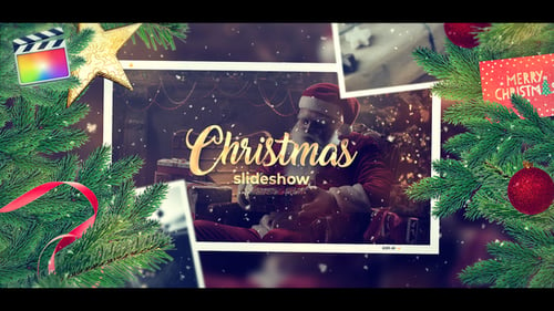 Download Slideshow - Christmas Slideshow Apple Motion Template