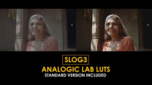 Download Slog3 Analogic Lab and Standard Color LUTs Apple Motion Template