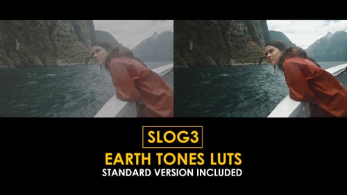 Download Slog3 Earth Tones and Standard Color LUTs Apple Motion Template