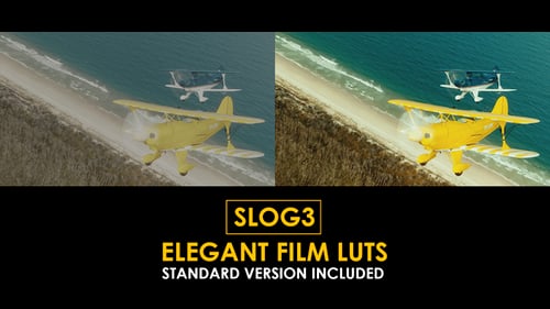 Download Slog3 Elegant Film and Standard Color LUTs Apple Motion Template