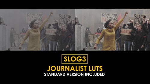 Download Slog3 Journalist and Standard Color LUTs Apple Motion Template