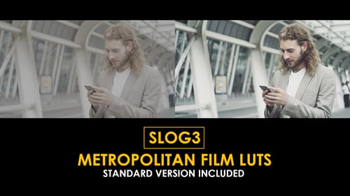 Download Slog3 Metropolitan and Standard Color LUTs Apple Motion Template