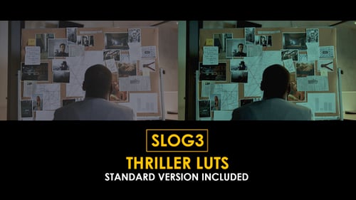 Download Slog3 Thriller and Standard Color LUTs Apple Motion Template