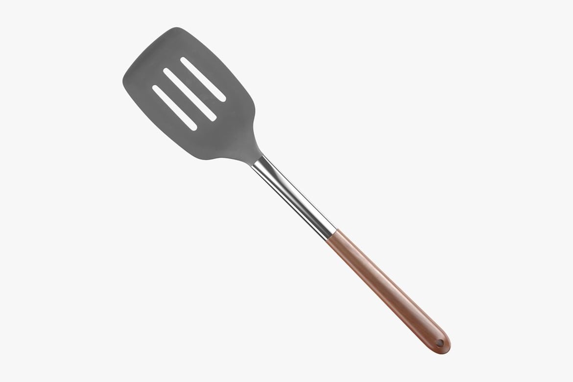 Download Slotted Spatula with Rounded Handle 3D Model