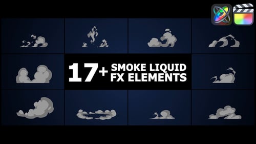 Download Smoke Liquid Style Elements | FCPX Apple Motion Template