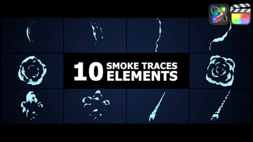 Download Smoke Traces Elements | FCPX Apple Motion Template