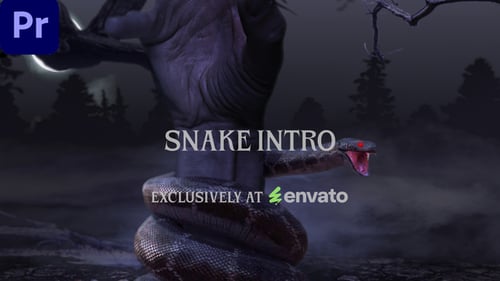 Download Snake Intro | MOGRT Premiere Pro Template