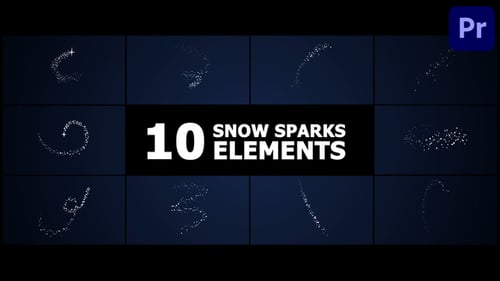 Download Snow Sparks Elements | Premiere Pro MOGRT Premiere Pro Template