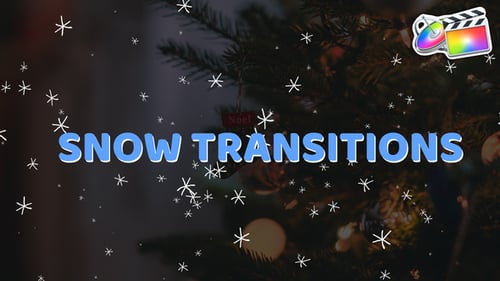 Download Snow Transitions And Backgrounds | FCPX Apple Motion Template