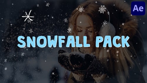 Download Snowfall Pack | FCPX Apple Motion Template