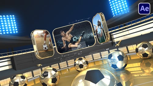 Download Soccer Bumper After Effects Template