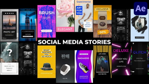 Download Social Media Stories | After Effects After Effect Template